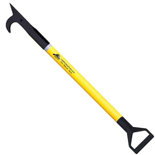 American Hook, 8 ft. Pro-Lite Pole, HiViz Yellow, D-Handle