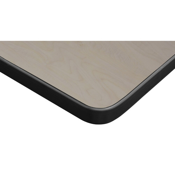 Kee Square Table & Chair Set, Wood, Metal, Plastic Top, Maple  TB3636PLBPBK47BY