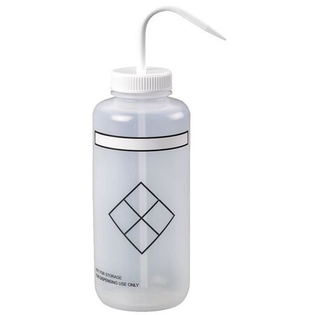 Manufacturer Varies Translucent, Wash Bottle 32 oz., PK4 24J916