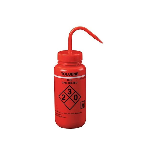 Manufacturer Varies Red, Wash Bottle 16 oz., PK6 24J911
