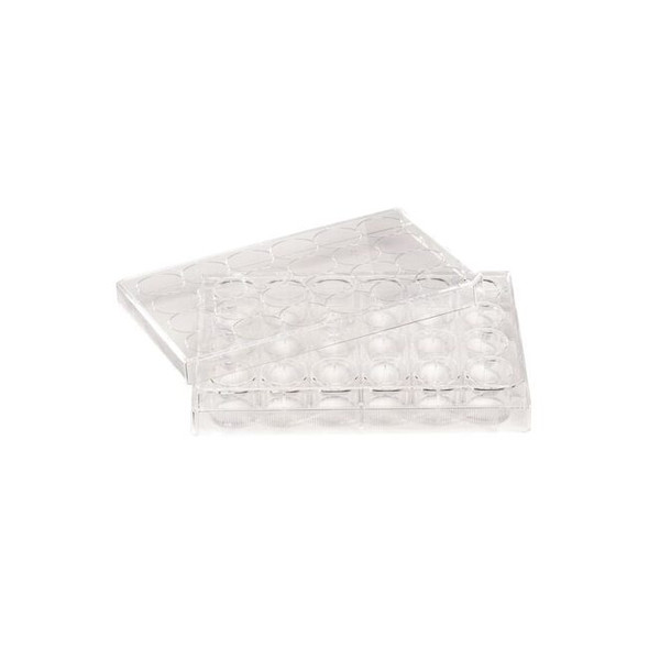 24 Well Tissue Culture Plate w/Lid,PK50 (Formerly Lab Safety Supply)