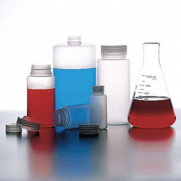 Manufacturer Varies Bottle, Wide Mouth, PP, 125mL, PK12 8TLK0