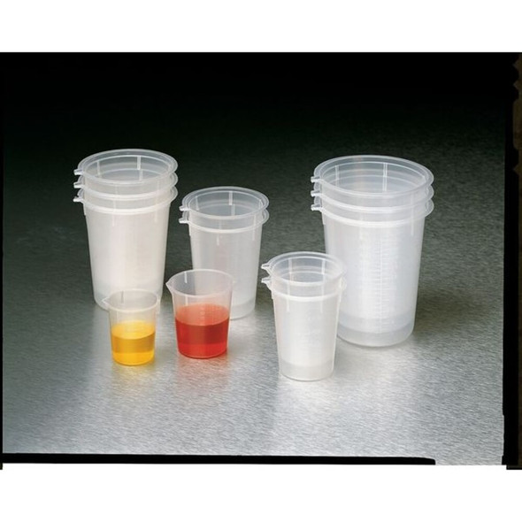 Manufacturer Varies Disposable Beakers, 50mL, PK100 3UDH9