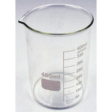 Manufacturer Varies Beaker, Low Form, Glass, 400mL, PK6 5YGZ3