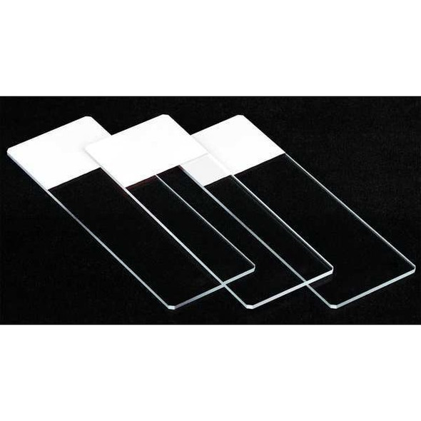 Manufacturer Varies Slide,Clipped Corner,Ground Edges,PK72 (Formerly Lab Safety Supply) 20F866
