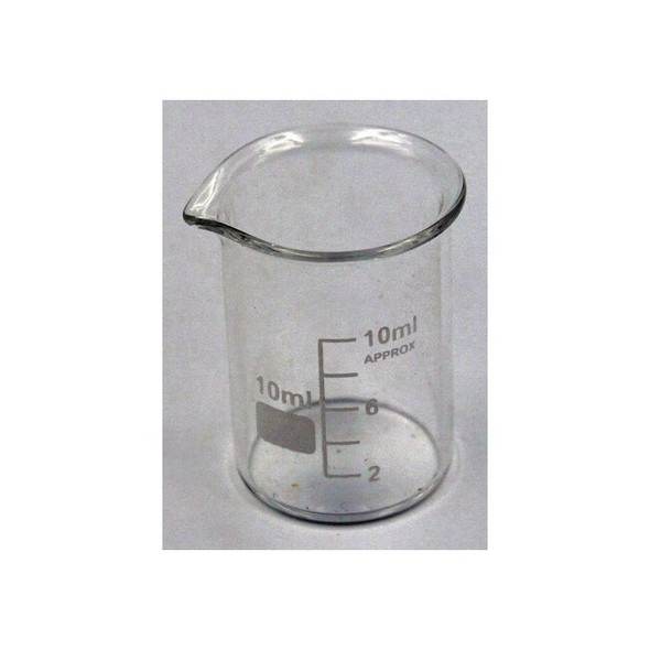 Manufacturer Varies Beaker, Low Form, Glass, 10mL, PK12 5YGY7