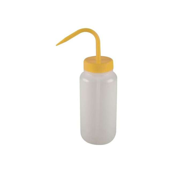 Manufacturer Varies Wash Bottle, Standard Spout, 32 oz., Yellow 6FAU6
