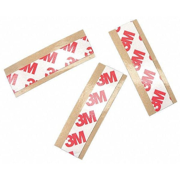 Film Tape, 1/2 in W, 2 in L, 8.3 mil, Polyester Film, Double-Sided, 100 PK