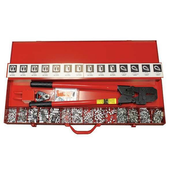 Loos Hand Swaging Kit,Oval & Stop Aluminum AZP KIT