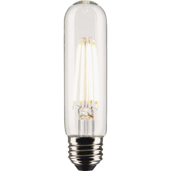 Satco 60W Equivalent T10 Medium Base 2700K Clear LED Bulb (2-Pack) S21865