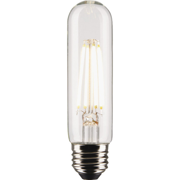 Satco 60W Equivalent T10 Medium Base 2700K Clear LED Bulb (2-Pack) S21865