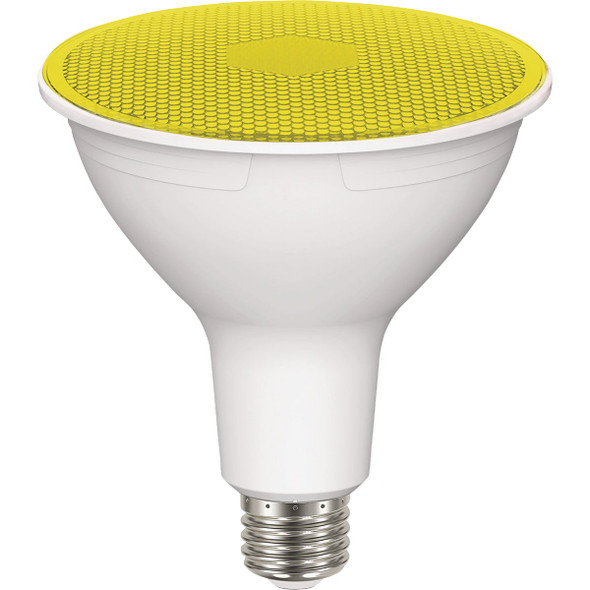 Satco 100W Equivalent PAR38 Medium Base Yellow LED Light Bulb S29484
