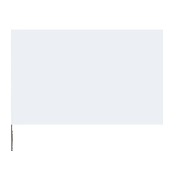 Presco Standard Marking Flags, 21", White, 1000/Case