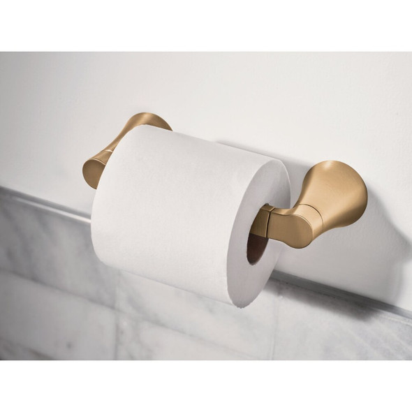 Moen Mikah Wall Mount Pivoting Paper Holder, Bronzed Gold Y0708BZG 495184