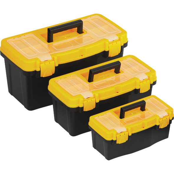 Plastic Toolbox Set (3-Piece) HL3078-FGH