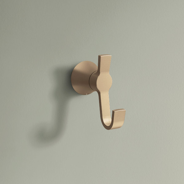 Moen Mikah Bronzed Gold Single Robe Hook Y0703BZG 470116