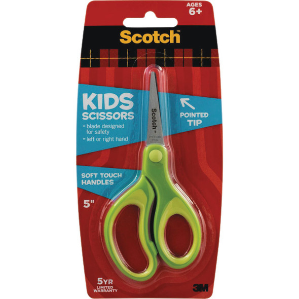Scotch Kids 5 In. Pointed Tip Soft Grip Scissors