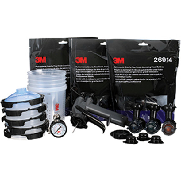 3M™ Performance Fine Finish Spray Gun System 26978, 2/Case 26978