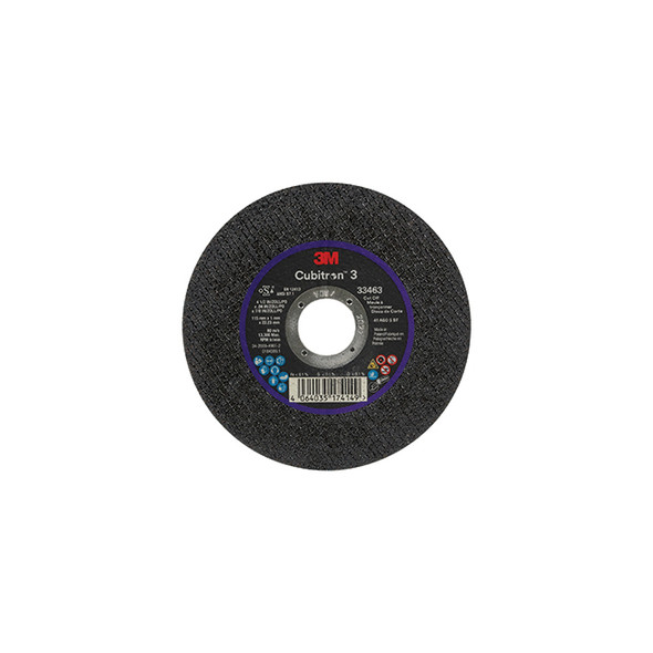 3M™ Cubitron™ 3 Cut-Off Wheel, 4.5in x 0.04in x 7/8in, 5/Box 33463
