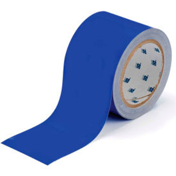 Brady 104314 ToughStripe Floor Marking Tape Polyester 2""W X 100'L Blue