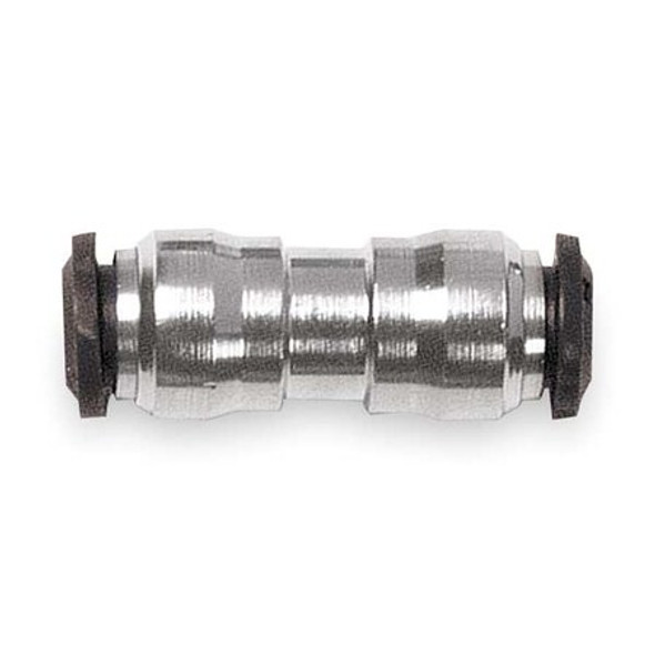 Aignep Usa Push to Connect Fitting, Brass, Silver 50040N-10-8