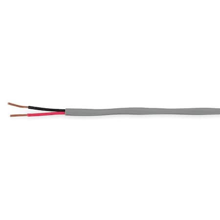 Power Limited and Communication Cable, 2 C, Red, PVC, 1000 ft.