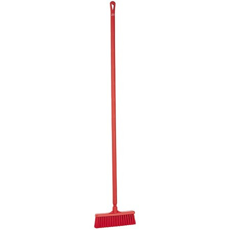 Remco 12 in Sweep Face Push Broom, Medium, Red 31664/29624