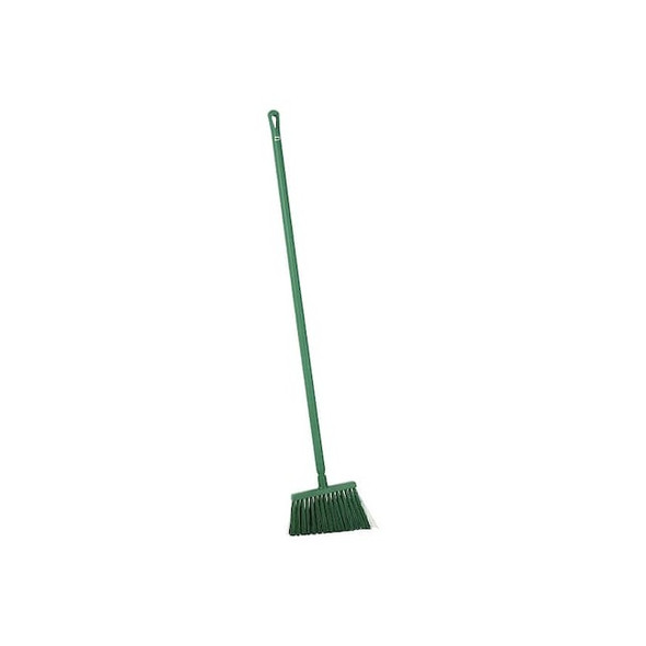 Remco 11 3/8 in Sweep Face Angle Broom, Stiff, Green 29142/29602