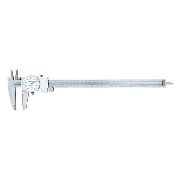 Mitutoyo Dial Caliper 12In. W/Id Od Carbide 505-748