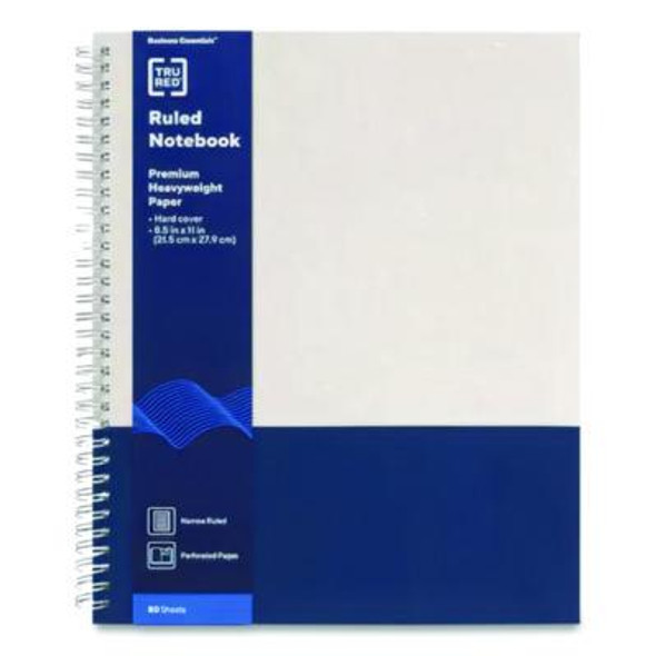 TRU RED™ NOTEBOOK,SPL,L,80,NR,BLU TR55737