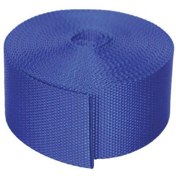 Bulk-Strap Webbing,Nylon,1 1/2" W,Blue N15027BL Bulk-Strap Webbing,Nylon,1 1/2" W,Blue N15027BL