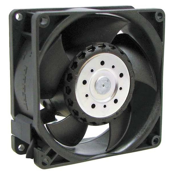 Axial Fan, Square, 115/230V AC, 1 Phase, Fiberglass Reinforced Plastic, 3 5/8 in W.