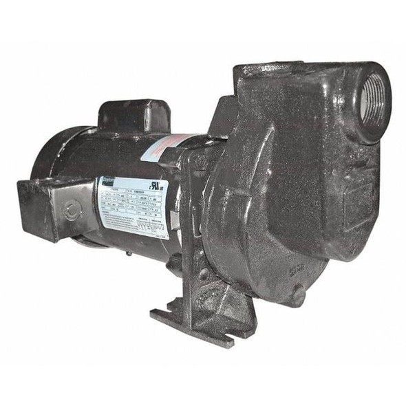 Centrifugal Pump, 3/4 hp, 115/208 to 230V AC, 1 Phase, 52 ft Max Head