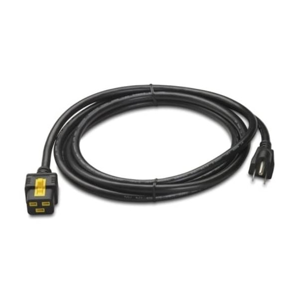 Apc Power Cord, 5-15P, IEC C19, 10 ft., Blk, 15A AP8750