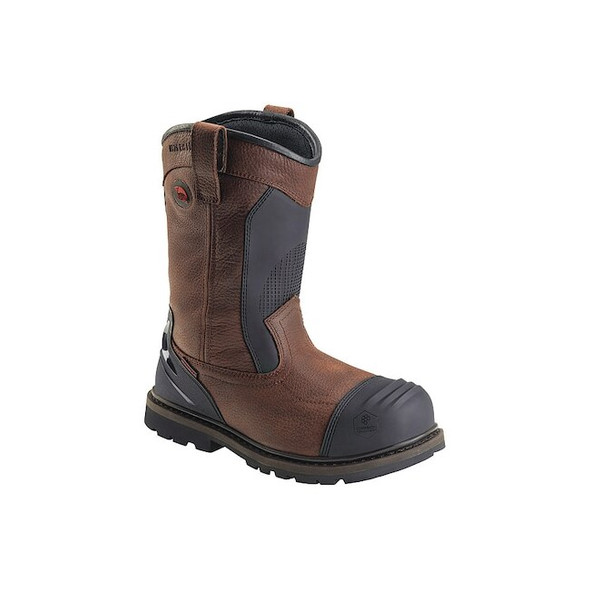 Women's 11 in Composite Toe Wellington Boot, Brown, 15, W, 7896