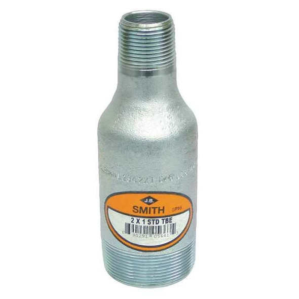 Swage Nipple Extra Heavy Swage Nipple, 1-1/4" x 1/2" Pipe, MNPT, Steel, Class XH