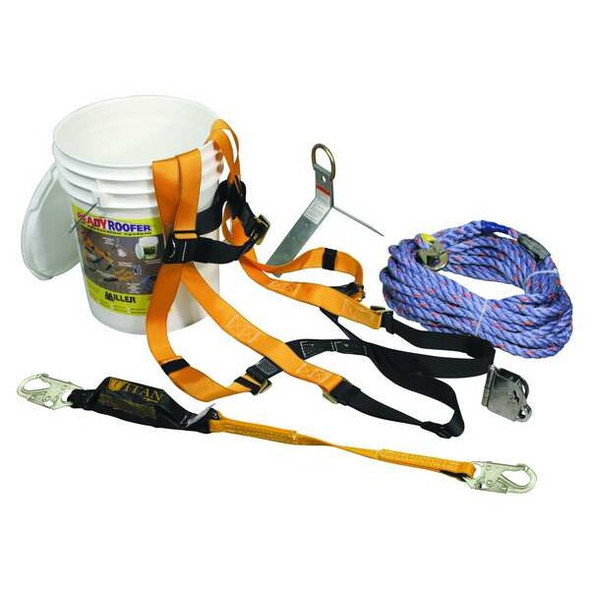 Honeywell Miller Fall Protection Kit,L, XL BRFK25-Z7/25FT Honeywell Miller Fall Protection Kit,L, XL BRFK25-Z7/25FT