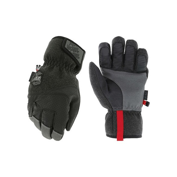 CWKWS-58 Mechanics Gloves, Synthetic Leather Palm, PrimaLoft Back, 8, Black/Gray