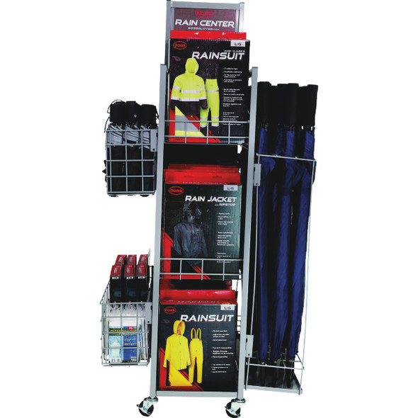 Boss Rainwear Display Rack BOSSRAINCENTER