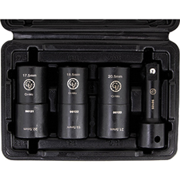 4 Piece Metric Half Size Socket Set 96120 4 Piece Metric Half Size Socket Set 96120