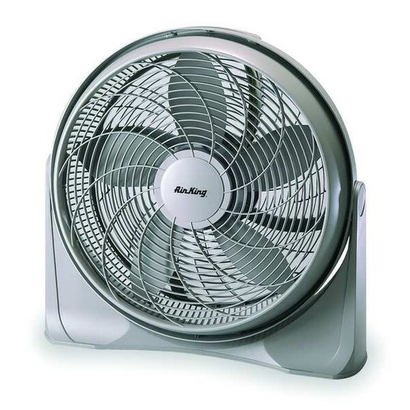Air King Floor Fan, 20 in, Non-Oscillating, 3 Speeds, 120VAC 9500