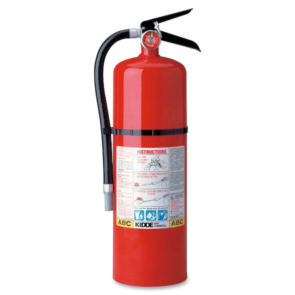 Kidde Fire Extinguisher,Steel,Red,ABC PRO-20MP-1