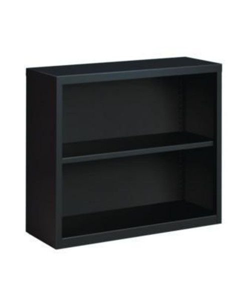 Alera® Two-Shelf Metal Bookcase, 34.3" x 13" x 30", Charcoal 26266 Alera® Two-Shelf Metal Bookcase, 34.3" x 13" x 30", Charcoal 26266
