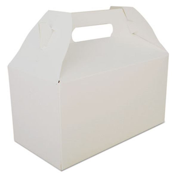 SCT® Carryout Barn Boxes, 9.5 x 5 x 5, White, Paper, 125/Carton 2707