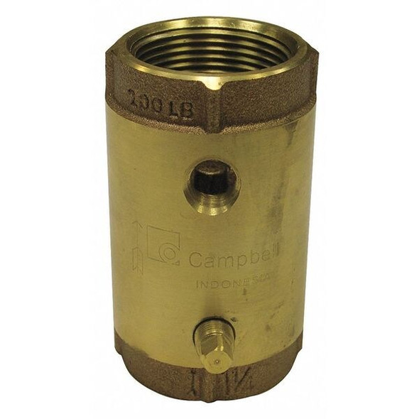 Campbell Spring Check Valve with Taps CVB-4TLF Campbell Spring Check Valve with Taps CVB-4TLF