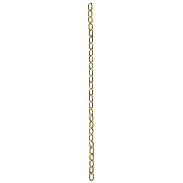 Campbell #5 82 Ft. Brass-Plated Metal Craft Chain