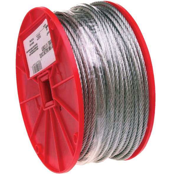 Campbell 1/4 In. x 250 Ft. Galvanized Wire Cable 7000827 Campbell 1/4 In. x 250 Ft. Galvanized Wire Cable 7000827