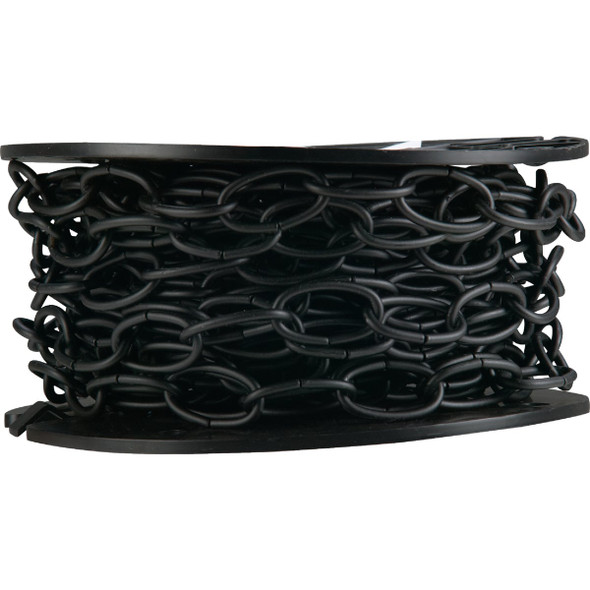 Campbell #10 40 Ft. Black Poly-Coated Metal Craft Chain Campbell #10 40 Ft. Black Poly-Coated Metal Craft Chain