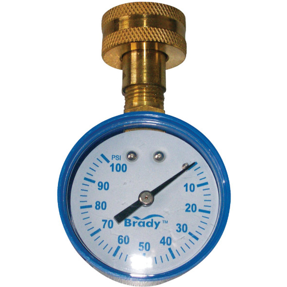 Campbell 3/4 In. 100 psi Water Pressure Gauge BTGIND CS-NL