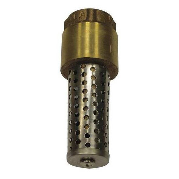Campbell 1-1/4" FNPT Low Lead Brass Spring Foot Valve FV-5TLF